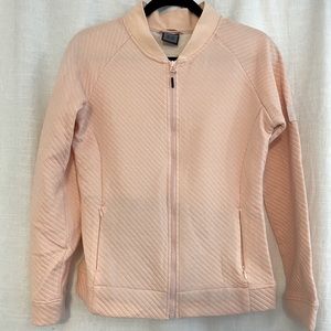 McKinley blush pink fleece bomber jacket